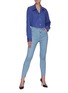 Figure View - Click To Enlarge - J BRAND - 'Darted' High Rise Crop Denim Skinny Jeans