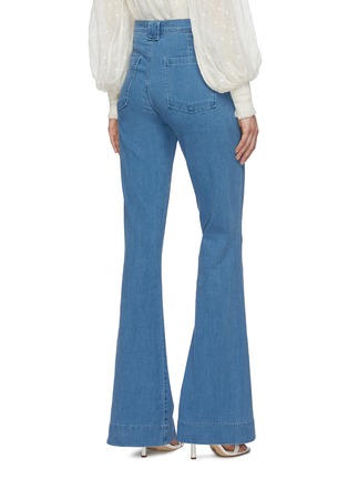Back View - Click To Enlarge - J BRAND - Twisted seam detail flared jeans