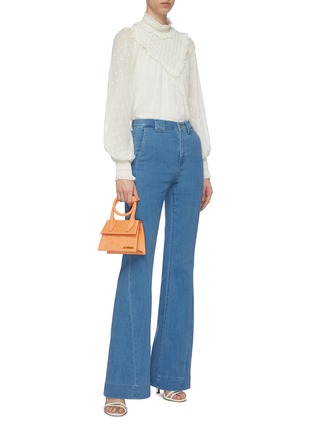 Figure View - Click To Enlarge - J BRAND - Twisted seam detail flared jeans