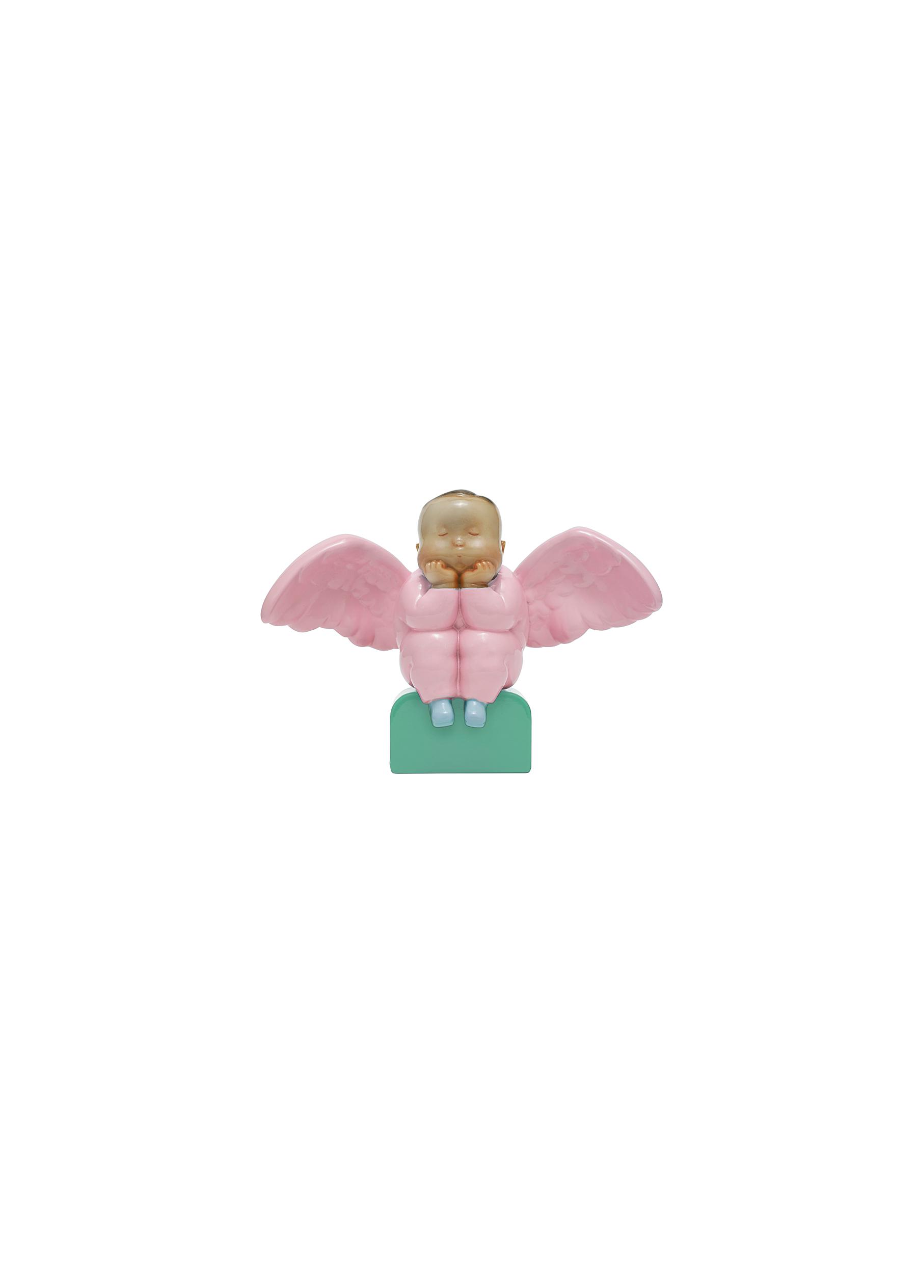 Mini Baby Angel Sculpture - Pink
