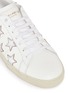 Detail View - Click To Enlarge - SAINT LAURENT - 'California' embossed star leather sneakers