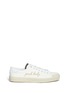 Main View - Click To Enlarge - SAINT LAURENT - 'Yeah Baby' embroidery canvas sneakers