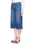 Front View - Click To Enlarge - FRAME - 'Le Culotte' wide leg cropped jeans