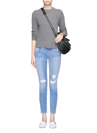 Figure View - Click To Enlarge - FRAME - 'Le Skinny De Jeanne' distressed jeans