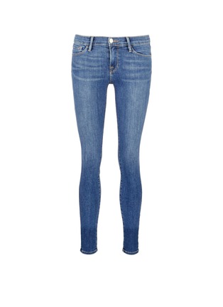Main View - Click To Enlarge - FRAME - 'Le Skinny de Jeanne' whiskered jeans