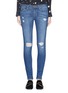 Detail View - Click To Enlarge - FRAME - 'Le Skinny de Jeanne' ripped jeans