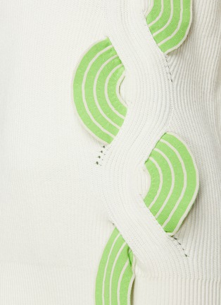  - PH5 - Stripe Ribbon Detail Oversize Sweater