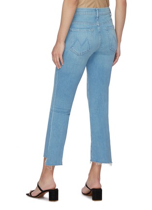 Back View - Click To Enlarge - MOTHER - The Insider' Raw Hem Boot Cut Jeans