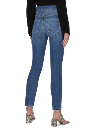 Back View - Click To Enlarge - MOTHER - The Triple Stack Dazzler' ultra high-rise jeans