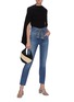 Figure View - Click To Enlarge - MOTHER - The Triple Stack Dazzler' ultra high-rise jeans