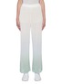 Main View - Click To Enlarge - CRUSH COLLECTION - Ombré pointelle wide leg pants