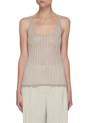 Main View - Click To Enlarge - GABRIELA HEARST - 'Nevin' knit tank top