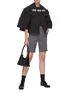 Figure View - Click To Enlarge - SHUSHU/TONG - Slim tailored shorts