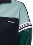  - MIU MIU - Colourblock Leather Panel Zip Front Jacket