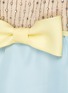 Detail View - Click To Enlarge - MIU MIU - Bow waist embroidered mini dress