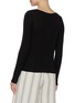 Back View - Click To Enlarge - VINCE - Boat neck cashmere blend sweater