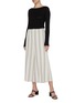 Figure View - Click To Enlarge - VINCE - Boat neck cashmere blend sweater