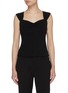 Main View - Click To Enlarge - VINCE - Ruch Detail Crepe Cami Top