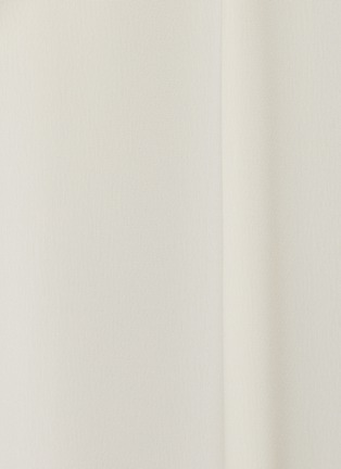 Detail View - Click To Enlarge - VINCE - Drape Collar Front Pleat Crepe Midi Dress