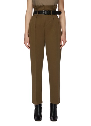 Main View - Click To Enlarge - THE FRANKIE SHOP - Belted Straight Leg Suiting Pants