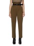 Main View - Click To Enlarge - THE FRANKIE SHOP - Belted Straight Leg Suiting Pants