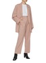 Figure View - Click To Enlarge - THE FRANKIE SHOP - 'Pernille' Pleat Front Straight Leg Pants