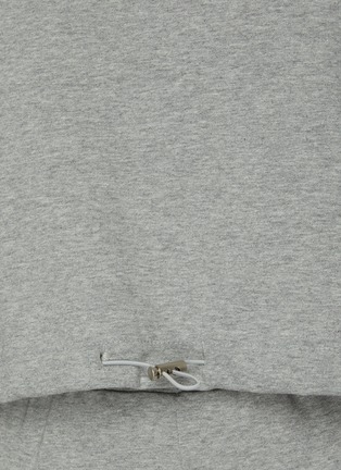  - THE FRANKIE SHOP - Padded Shoulder Retractable Drawstring Hem Cotton Sweatshirt