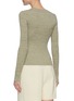 Back View - Click To Enlarge - VINCE - Rib Cotton Wool Blend Crewneck Sweater