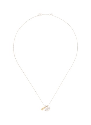Main View - Click To Enlarge - BAO BAO WAN - Axe pendant diamond pavé 18k gold necklace