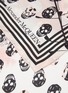 Detail View - Click To Enlarge - ALEXANDER MCQUEEN - Faded Floral Skull Print Silk Scarf