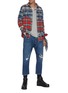 Figure View - Click To Enlarge - R13 - Jonah' distressed jeans