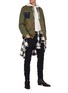 Figure View - Click To Enlarge - R13 - Skywalker' skinny gathered leg jeans