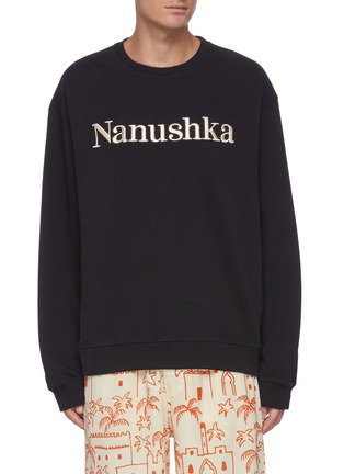 Main View - Click To Enlarge - NANUSHKA - Logo print sweatshirt