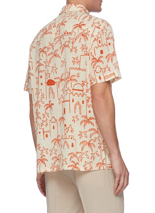 Back View - Click To Enlarge - NANUSHKA - Moroccan print cotton shirt