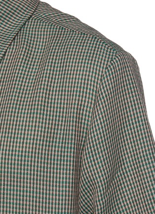  - CORNERSTONE - Point Collar Mini Checker Print Bowling Shirt