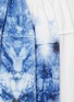 Detail View - Click To Enlarge - PROENZA SCHOULER - Artisanal Tie-dye Back Cutout Gathered Waist Dress