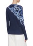 Back View - Click To Enlarge - PROENZA SCHOULER - Tie-dye Shoulder Tissue Jersey Sweatshirt