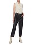 Figure View - Click To Enlarge - PROENZA SCHOULER - Cowl Neck Sleeveless Georgette Blouse