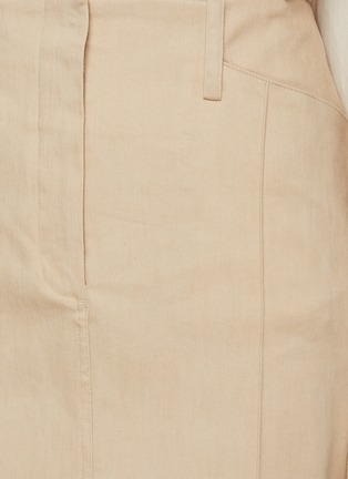  - EQUIL - Side pocket panel denim skirt