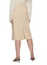 Back View - Click To Enlarge - EQUIL - Side pocket panel denim skirt