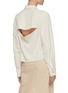 Back View - Click To Enlarge - EQUIL - Chest cutout linen blend shirt