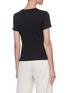 Back View - Click To Enlarge - EQUIL - Roll Up Sleeve Back Pleat Pima Cotton T-shirt