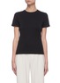 Main View - Click To Enlarge - EQUIL - Roll Up Sleeve Back Pleat Pima Cotton T-shirt