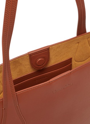 Detail View - Click To Enlarge - NANUSHKA - 'Winged Juno' vegan leather tote bag