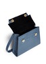 Detail View - Click To Enlarge - MAWI BAGS - 'Dealer' Swarovski crystal slogan leather satchel