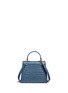 Back View - Click To Enlarge - MAWI BAGS - 'Dealer' Swarovski crystal slogan leather satchel