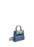 Figure View - Click To Enlarge - MAWI BAGS - 'Dealer' Swarovski crystal slogan leather satchel