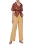 Figure View - Click To Enlarge - NANUSHKA - 'Ottolie' Belted Wide Leg Pants
