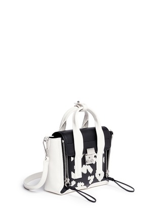 Front View - Click To Enlarge - 3.1 PHILLIP LIM - 'Pashli' mini abstract spot leather satchel