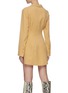 Back View - Click To Enlarge - NANUSHKA - 'Tess' Cut Out Waist Mini Dress
